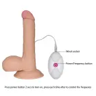 The Ultra Soft Dude Vibrating Dildo – 18 cm (7.5″) – Skin — Photo 7