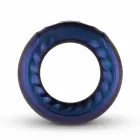 Hueman Saturn Vibrating Silicone Ring Intimate System – Black — Photo 7