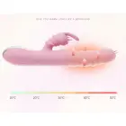 Hannah truša vibrators ar mēles stimulatoru – 18 cm (7″) – rozā — Foto 10