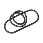 Silikoonist Slim Wrap peenis võru / munandipael - 22 cm (9″) – must — Foto 2