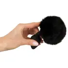 Fluffy Tail dildo – M – Juodas Photo