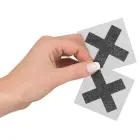 You2Toys Dekoratyviniai juodi kryželio formos lipnūs spenelių dangteliai 5.9cm — Nuotrauka 4