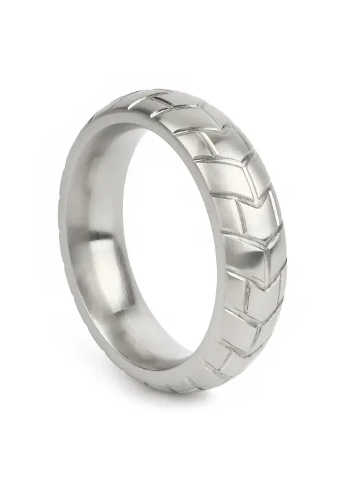 Mr. Steel MeGa Tire кольцо для члена – 50 мм – серебристый