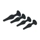 LEVELZ Slim Silicone Plug Set – 4 Sizes S/M/L/XL – Black — Photo 3