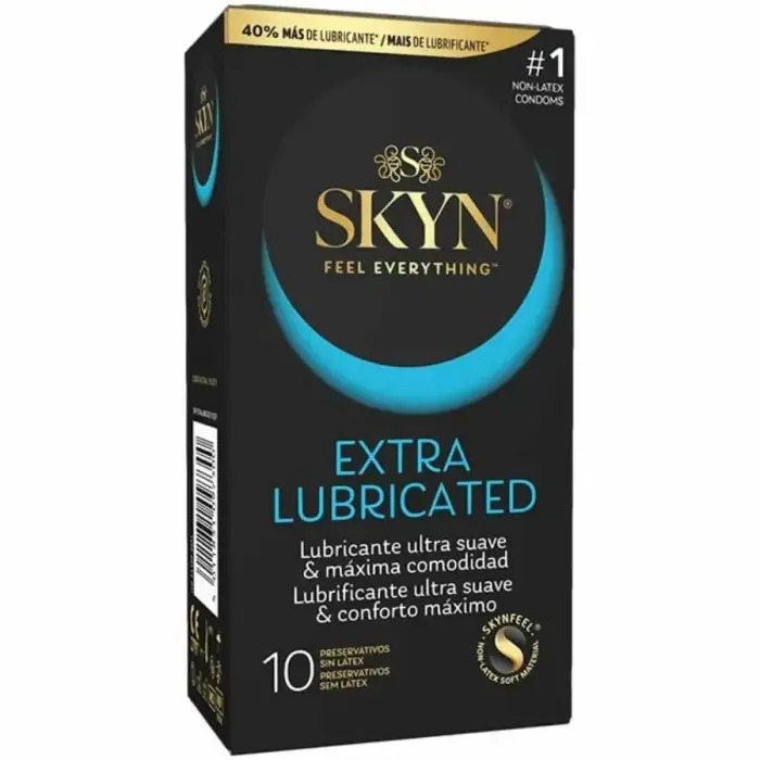 SKYN Extra Lubricated Polyisoprene Condoms – 10 pcs