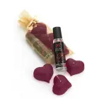 Extase Sensuel Naughty Kit Silk Nights – золотой мешочек, 3 свечи и лубрикант 30 мл — Фото 2
