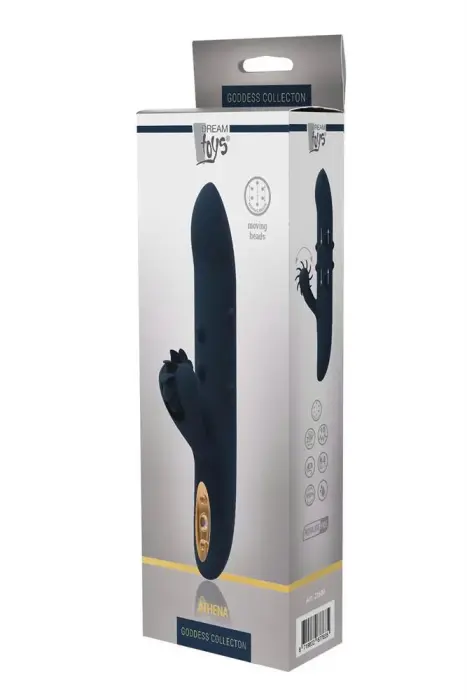 GODDESS COLLECTION ATHENA truša vibrators – 23 cm – rozā