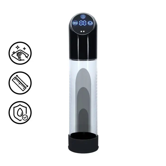 Pumped Automatic Intimate Pump – 24 cm – Black