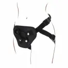 Get Real Deluxe Harness – padded strap-on harness with 3 silicone rings – black — Photo 5