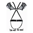 St. Tropez Babe боди с подвязками – чёрное – One size — Фото 4