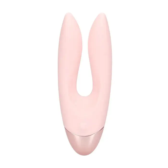 Amour divu motoru vibrators – rozā Foto 3