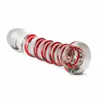 Gildo Model 15 stiklinis dildo – 20 cm (8″) – raudonas — Nuotrauka 2