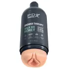 PDX Plug Shower Therapy Milk Me Honey vagīnas masturbators – 21 cm (8.3″) — Foto 2