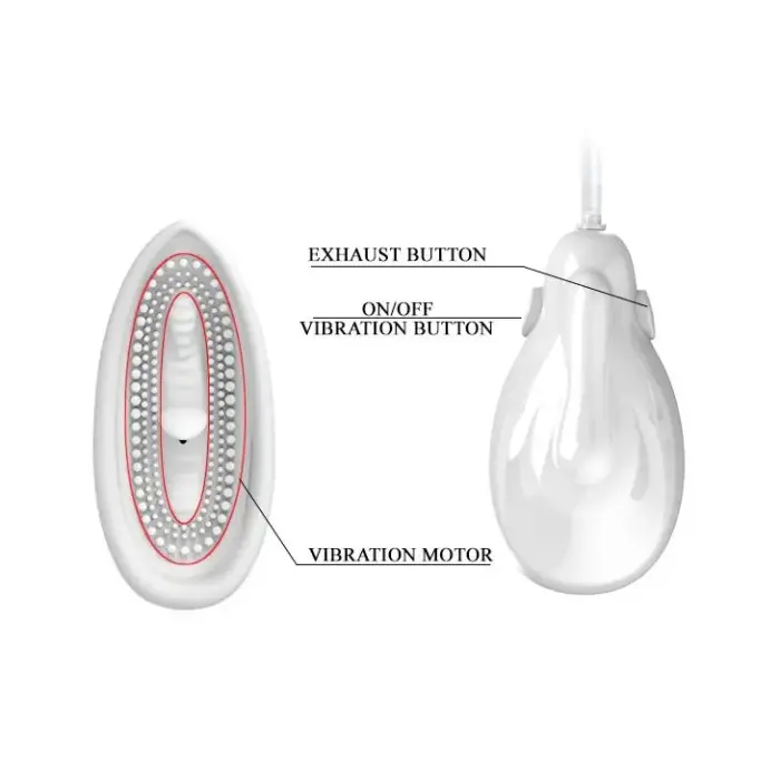 PRETTY LOVE sūkšanas vibrējošais masieris Foto 7