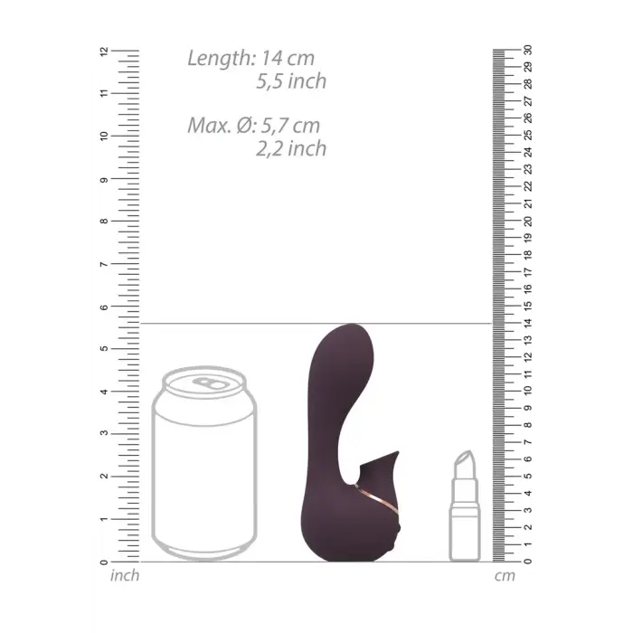 Mythical gaisa pulsa vibrators – violets Foto 9