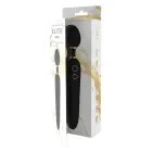 Elite Dubultais wand vibrators – 23 cm (9″) – melns — Foto 5