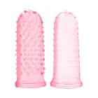 Seksuāli pirkstu vibratori – rozā Foto 1
