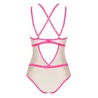 Nudelia Neon Pink Bodysuit with Gold Thread – S/M — Photo 6
