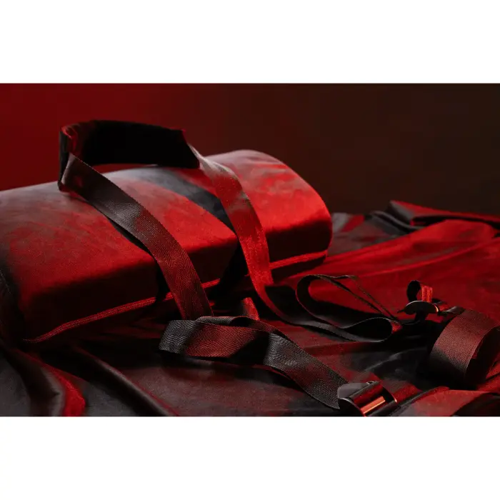 Polsterēta potīšu cilpa ar regulējamām siksnām – melna Foto 4