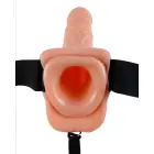 Fetish Fantasy Series õõnes strap-on dildo – 24 cm (9.4″) – must — Foto 5