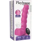 Playhouse Spiral Tease vibrating dildo with remote – silicone – M – pink — Photo 2