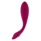 EVOLVED Cherry Pose – elastīgs divgalu vibrators ar tālvadības pulti – rozā — Foto 4