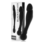 Black&Silver Karl Model G-punkti anaaldildo – 18 cm (7″) – Must — Foto 1