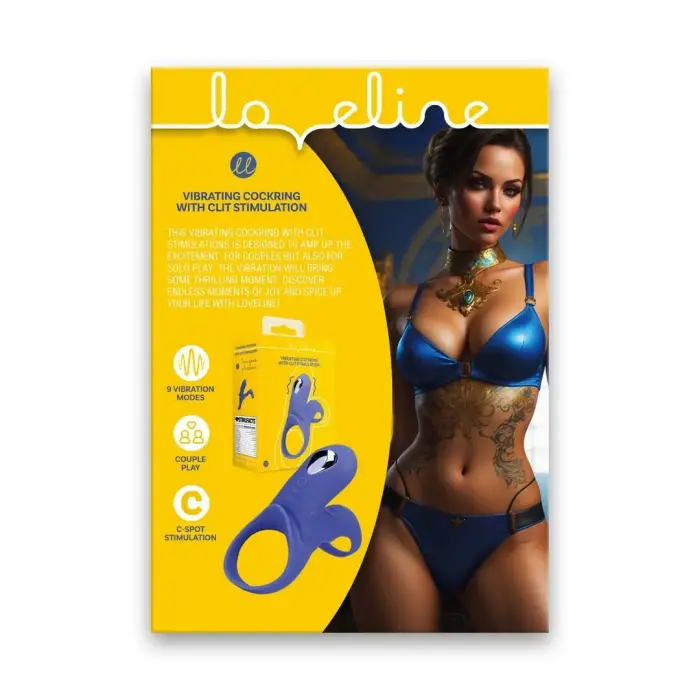 Loving Joy LOVE136BLU – masturbators – ergonomisks – zils