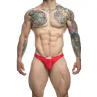 Justin+Simon Classic Men's Thong – Red – S — Photo 6