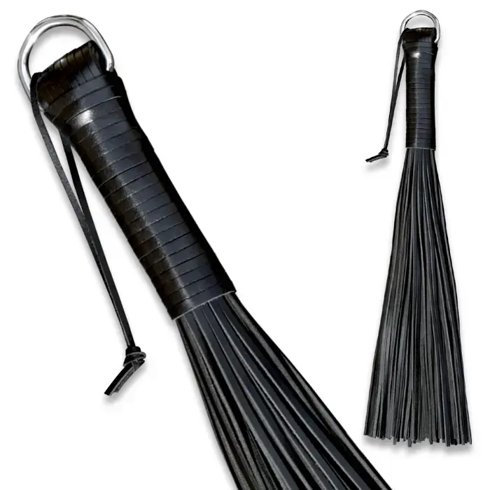 Bittersweet Punishment ādas šauta – melna – 500 mm