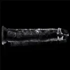 LoveToy Flawless Clear Dildo – realistlik dildo – TPE – läbipaistev – 17,8 cm — Foto 3