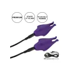 Nipple Play Rechargeable Vibrating Nipple Clamps – Purple — Photo 7