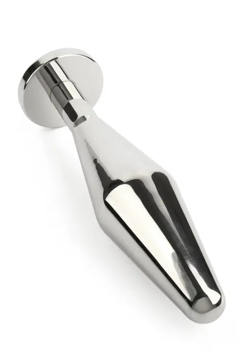 Mr. Steel Classic Smooth Butt Plug – L – Silver