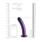Lygus silikoninis G taško dildo – 17 cm (7″) – Violetinis — Nuotrauka 6