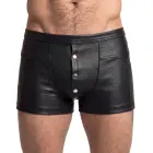 Svenjoyment Herren Pants – men's tight imitation leather pants with press studs – black – M — Photo 2