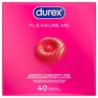 Durex Pleasure Me soonetega ja täppidega kondoomid – 40 tk — Foto 1
