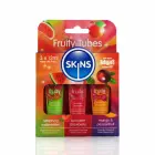 Skins Fruity Sampler maitsestatud libestid – arbuus, maasikas, mango ja passion – 3 × 12 ml — Foto 2