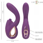 INTENSE LALI G taško vibratorius – 22.7 cm (9″) – violetinis — Nuotrauka 5