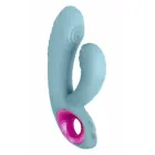 FemmeFunn Cora dubultais vibrators – 16.5 cm (6.5″) – zils — Foto 2