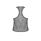 Male Power Stretch Net Tank Top – Black – S/M — Photo 4