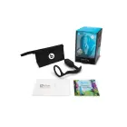 B-Vibe Snug & Tug – Erekcijas gredzens ar svaru un anālais spraudnis – Melns — Foto 1