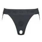 Strap-on-me Unique Lingerie Harness – jock-style strap-on harness – grey – one size — Photo 6