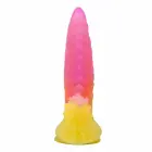 POWER MONSTERS Ripplied Monster Silicone Fantasy Model 22.5cm Pink-Yellow — Foto 3
