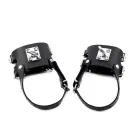 Leather Ankle Restraints with Heavy O-Ring Photo