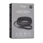 Fetish Collar with Leash – Black — Photo 1