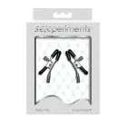 Sportsheets S&M Adjustable Silicone-Coated Nipple Clamps – Black — Photo 2