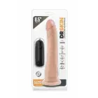 Dr. Skin 8.5 Inch Vibrating Dildo – beige – multi-speed – suction cup – PVC — Photo 1
