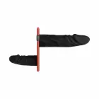 Fetish Collection Double Silicone Intimate Set Adjustable Black Harness — Photo 2