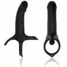 ARMONY Vibrating Silicone Ring & Intimate Machine – 13.8 cm (5.43″) – Black — Photo 2