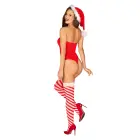 Obsessive Kissmas stockings – red/white stripes – S/M — Photo 7